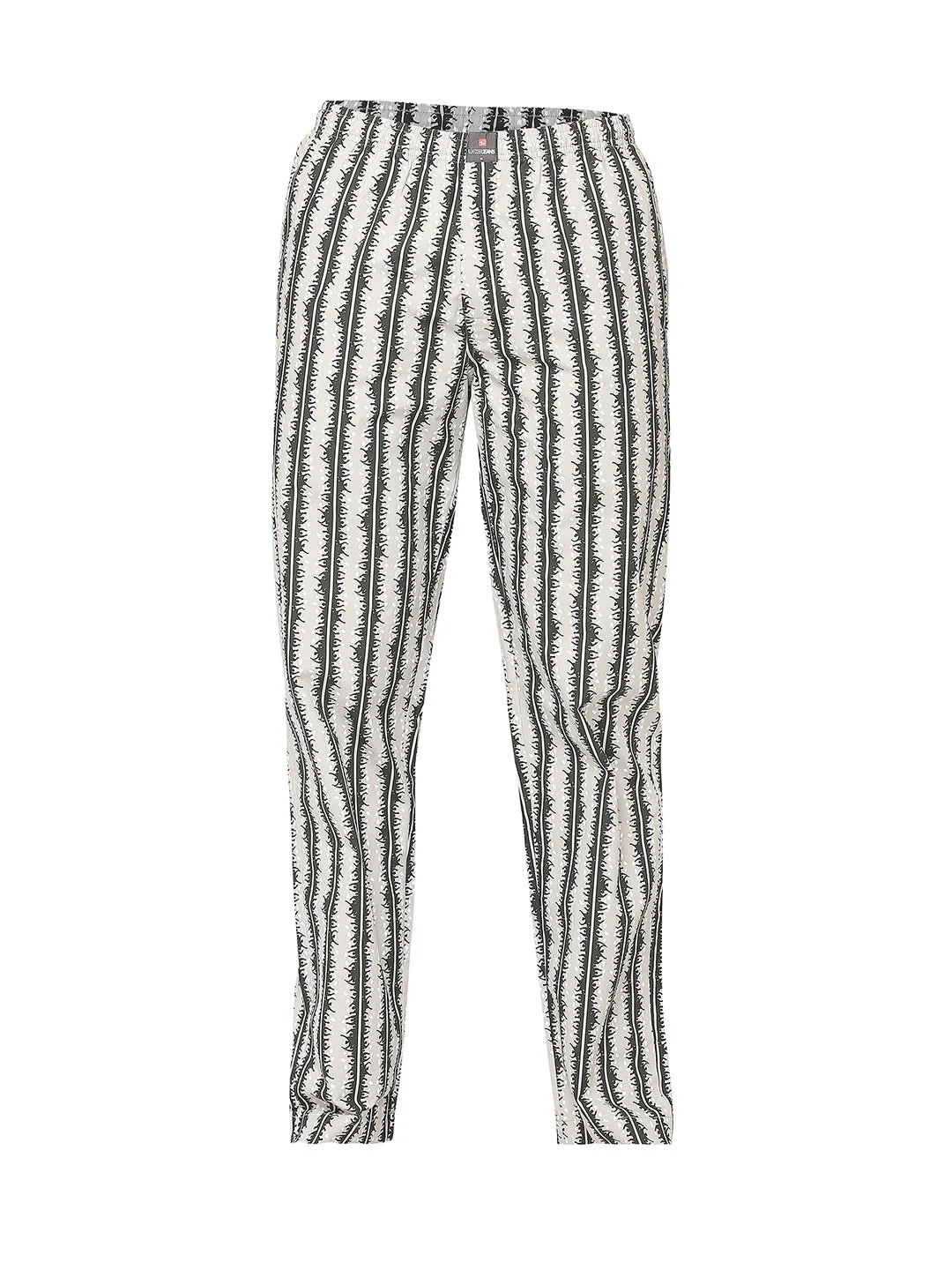 Underjeans Pyjama Regular Fit Print Grey & Black - Image 6