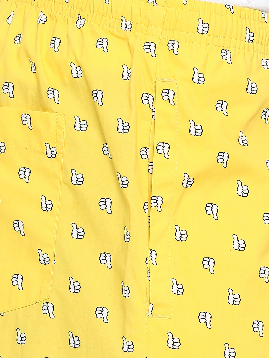 Underjeans Pyjama Yellow Cotton Woven - Image 5