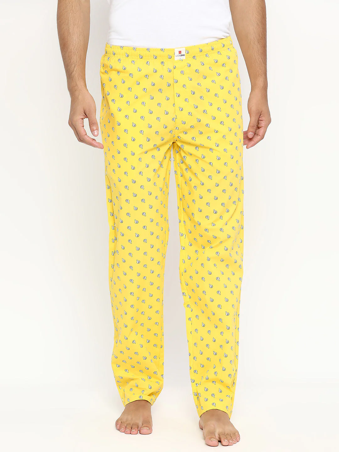Underjeans Pyjama Yellow Cotton Woven - Image 7