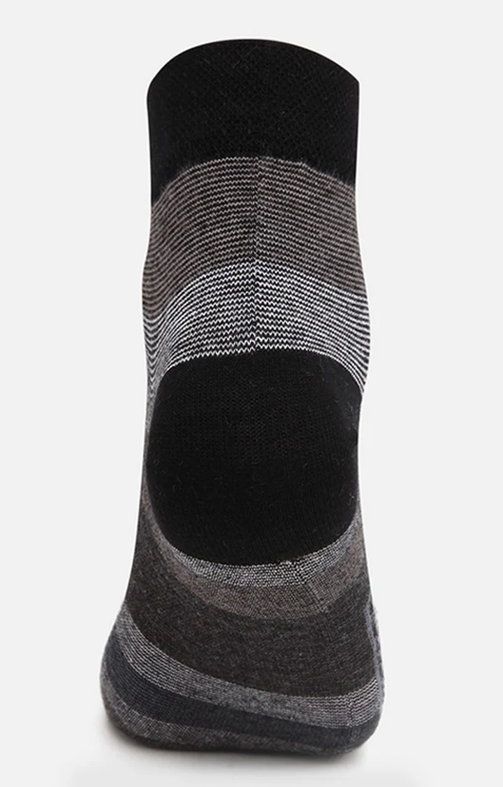 Underjeans Pack Of 2 Men Anthra Ankle Length Socks - Image 4