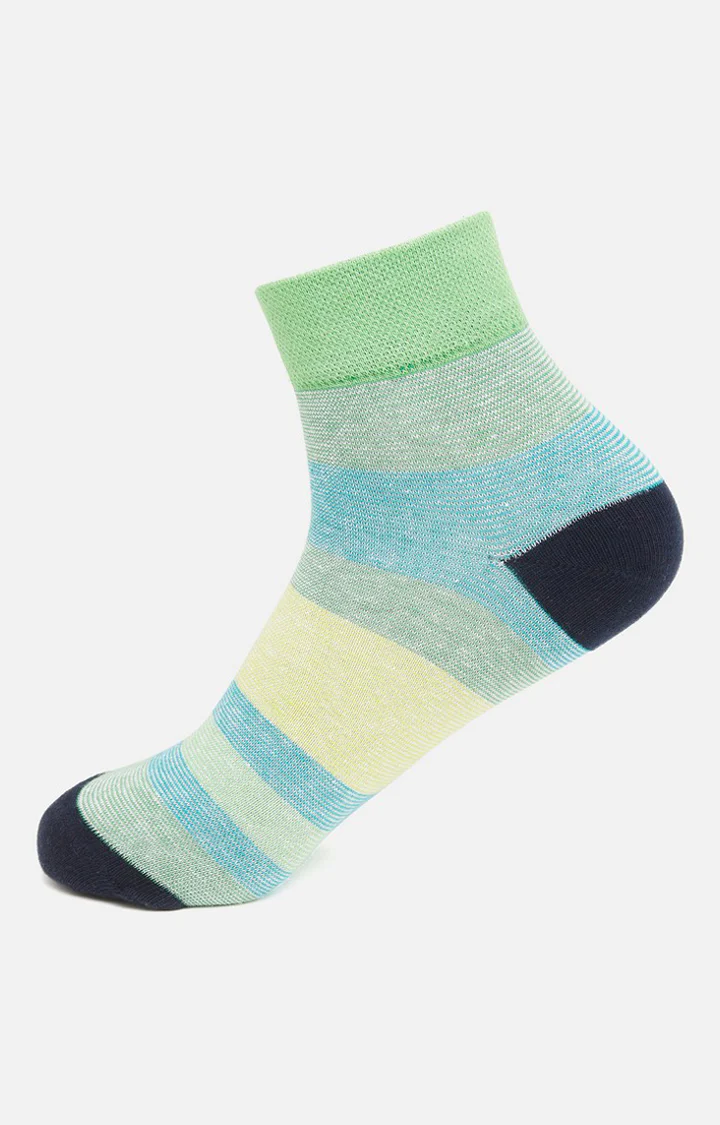 Underjeans Pack Of 2 Men Yellow Ankle Length Socks - Image 2