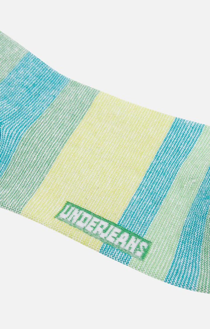 Underjeans Pack Of 2 Men Yellow Ankle Length Socks - Image 5