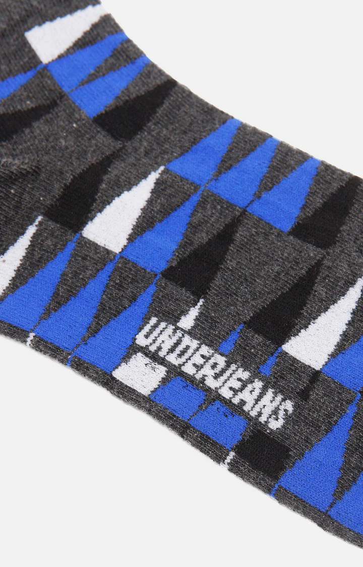 Underjeans Pack Of 2 Men Anthra Ankle Length Socks - Image 5