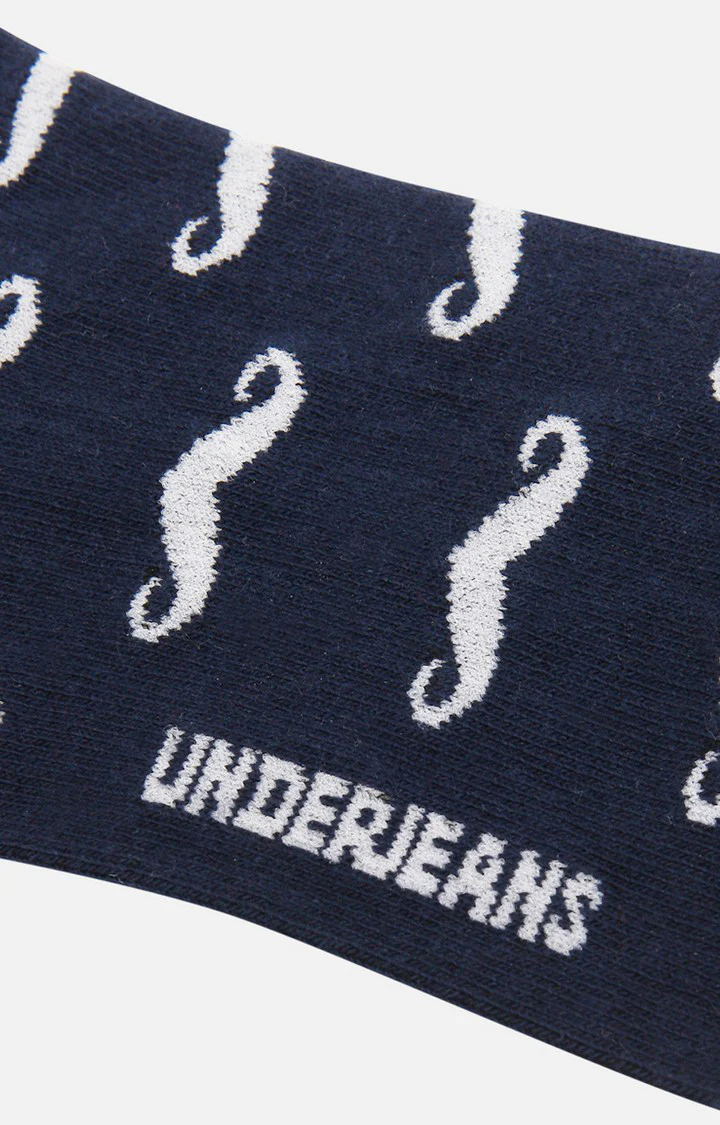 Underjeans Pack Of 2 Men Navy Ankle Length Socks - Image 5