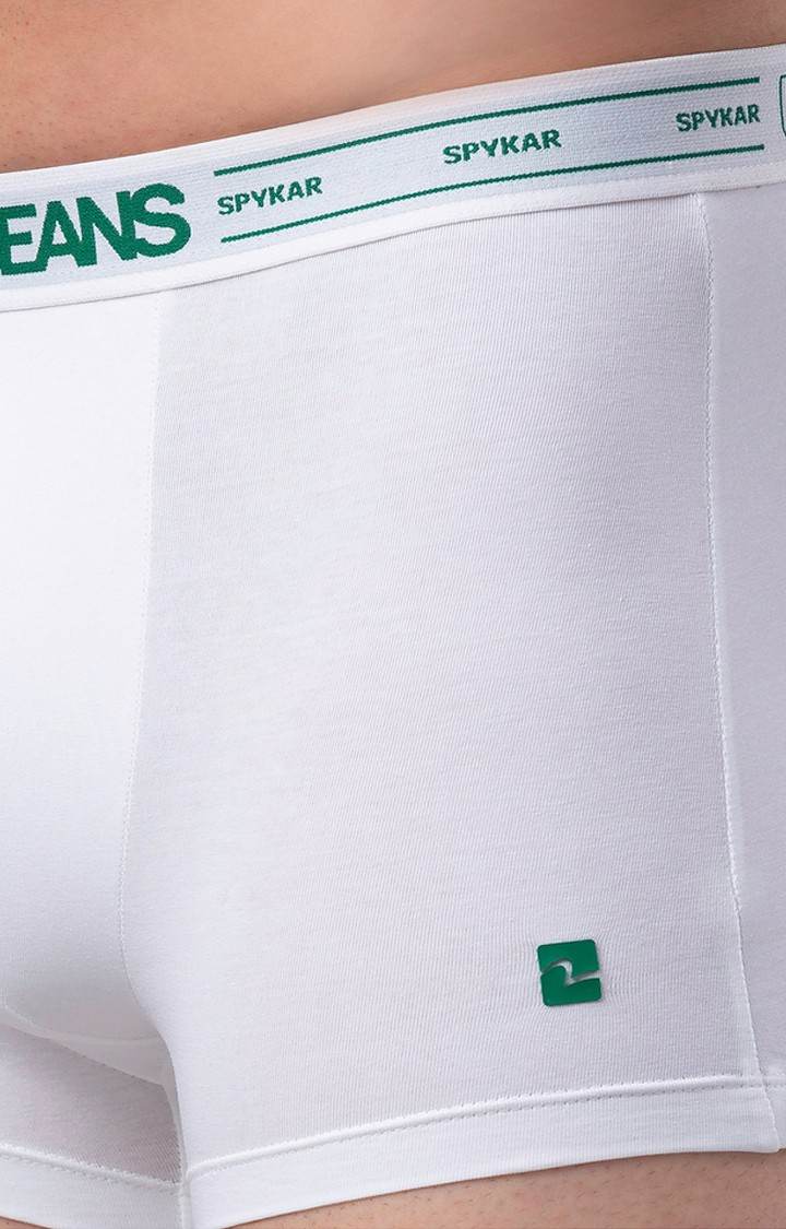 Underjeans Pack Of 2 White Regular Fit Trunks - Image 4