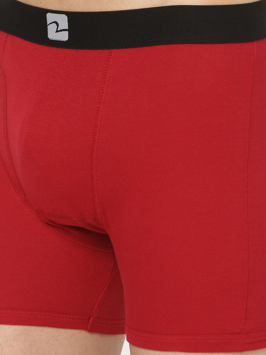 Underjeans Pack Of 2 Maroon Cotton Trunks - Image 3