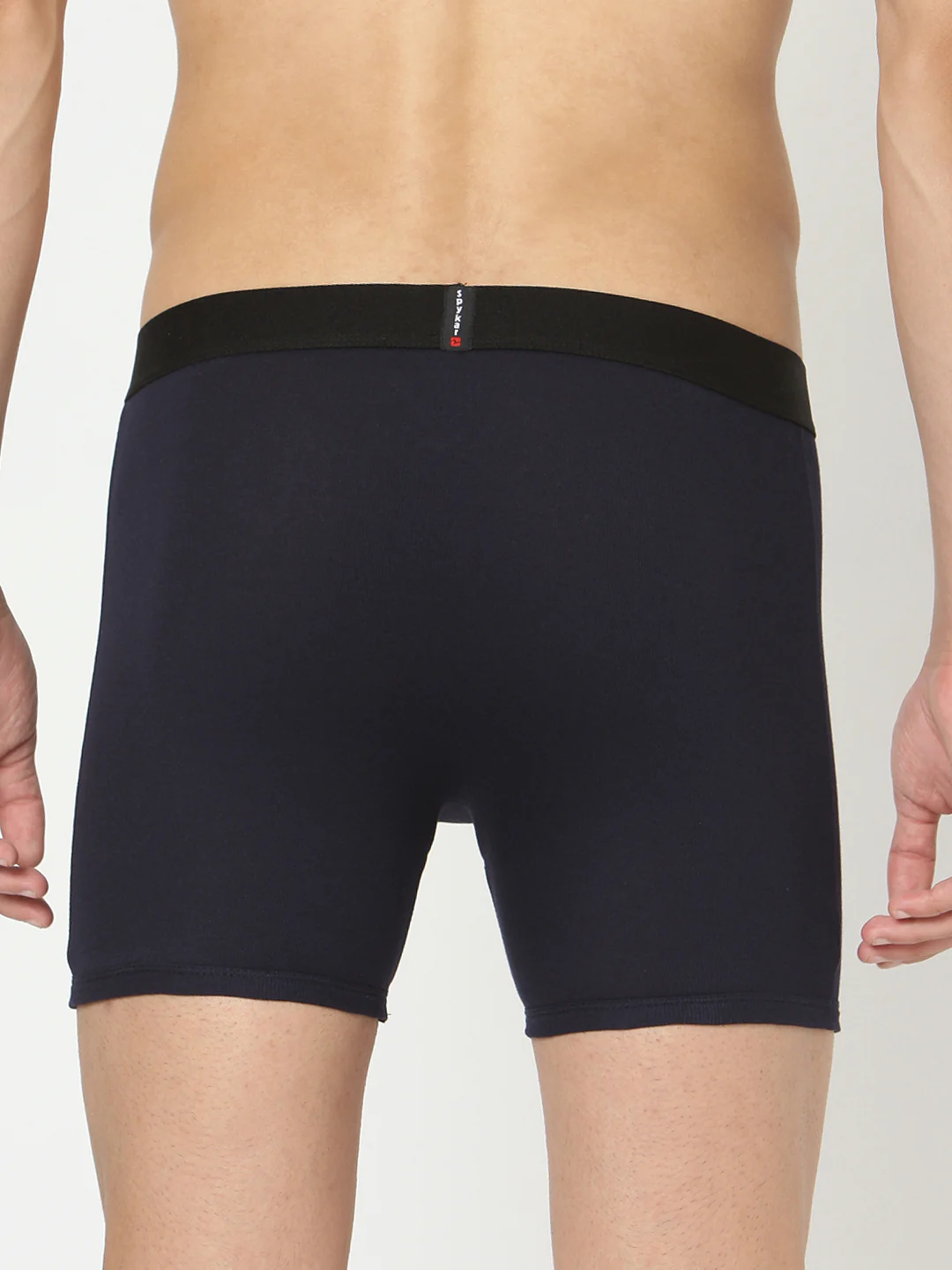 Underjeans Pack Of 2 Navy Cotton Trunks - Image 5