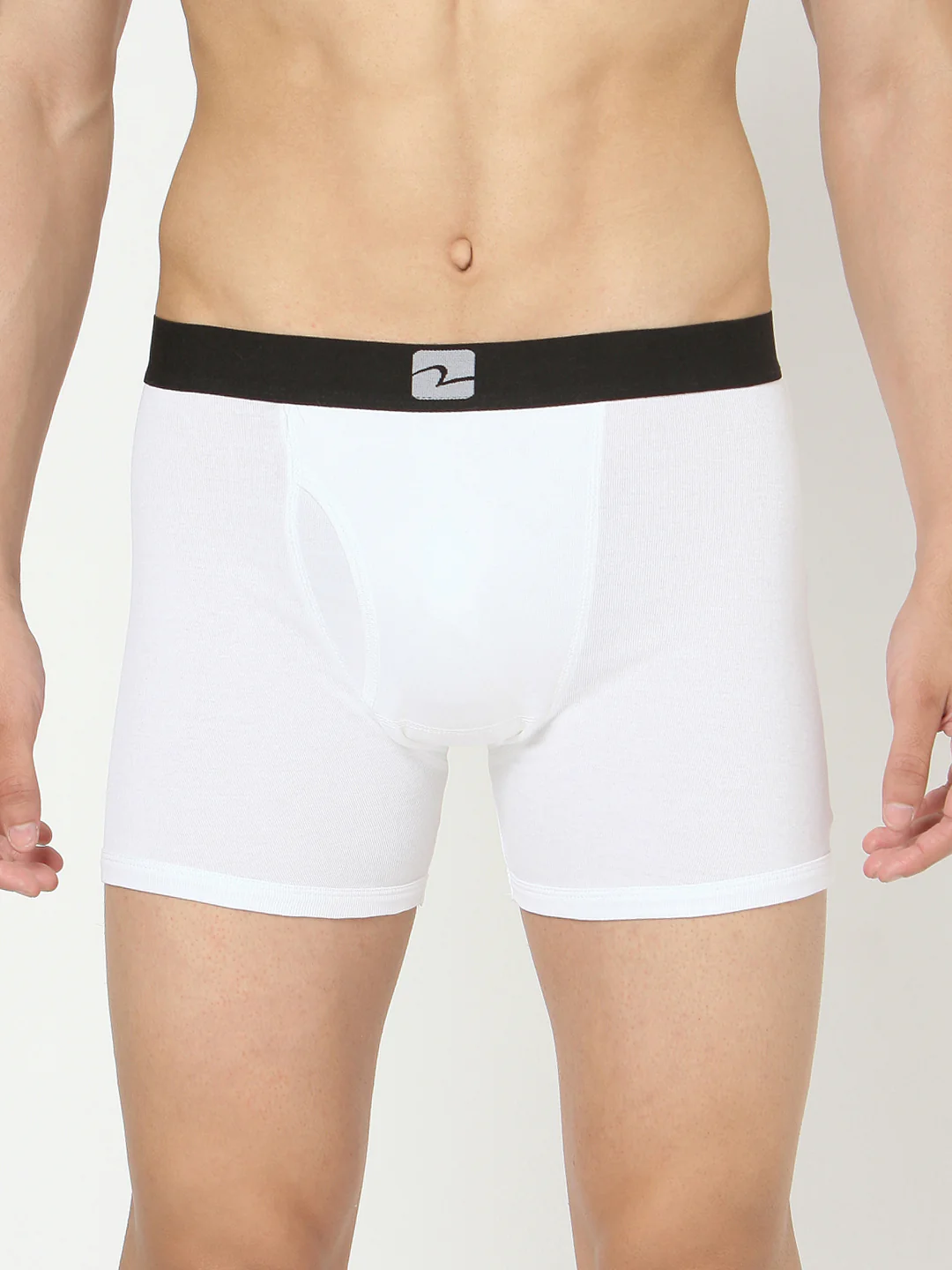 Underjeans Pack Of 2 White Cotton Trunks - Image 2