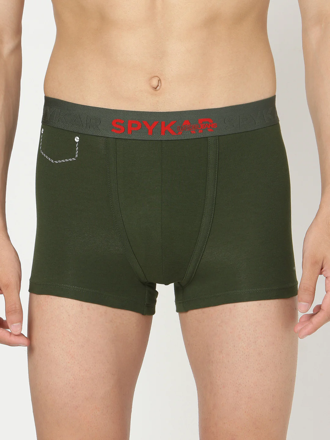 Underjeans Olive Cotton Trunk