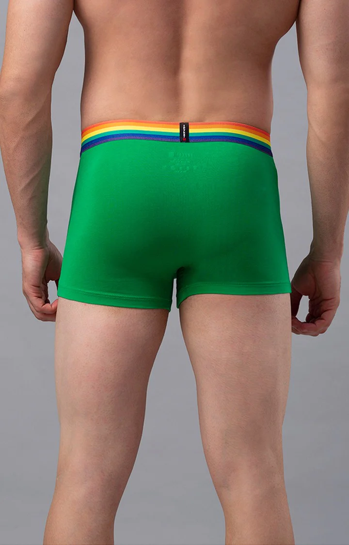 Underjeans Green Solid Trunk - Image 5