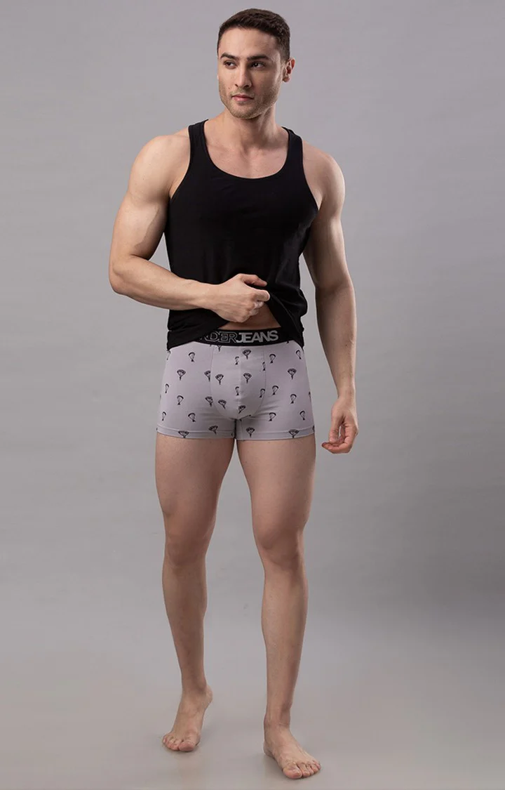 Underjeans Grey Cotton Trunk - Image 2