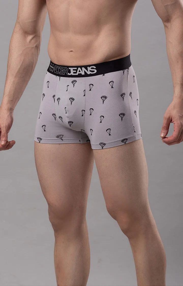 Underjeans Grey Cotton Trunk - Image 5