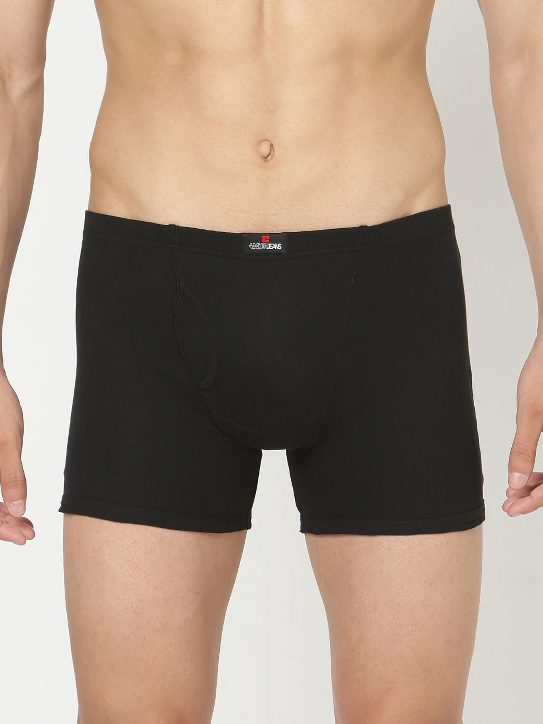 Underjeans Black Cotton Trunk