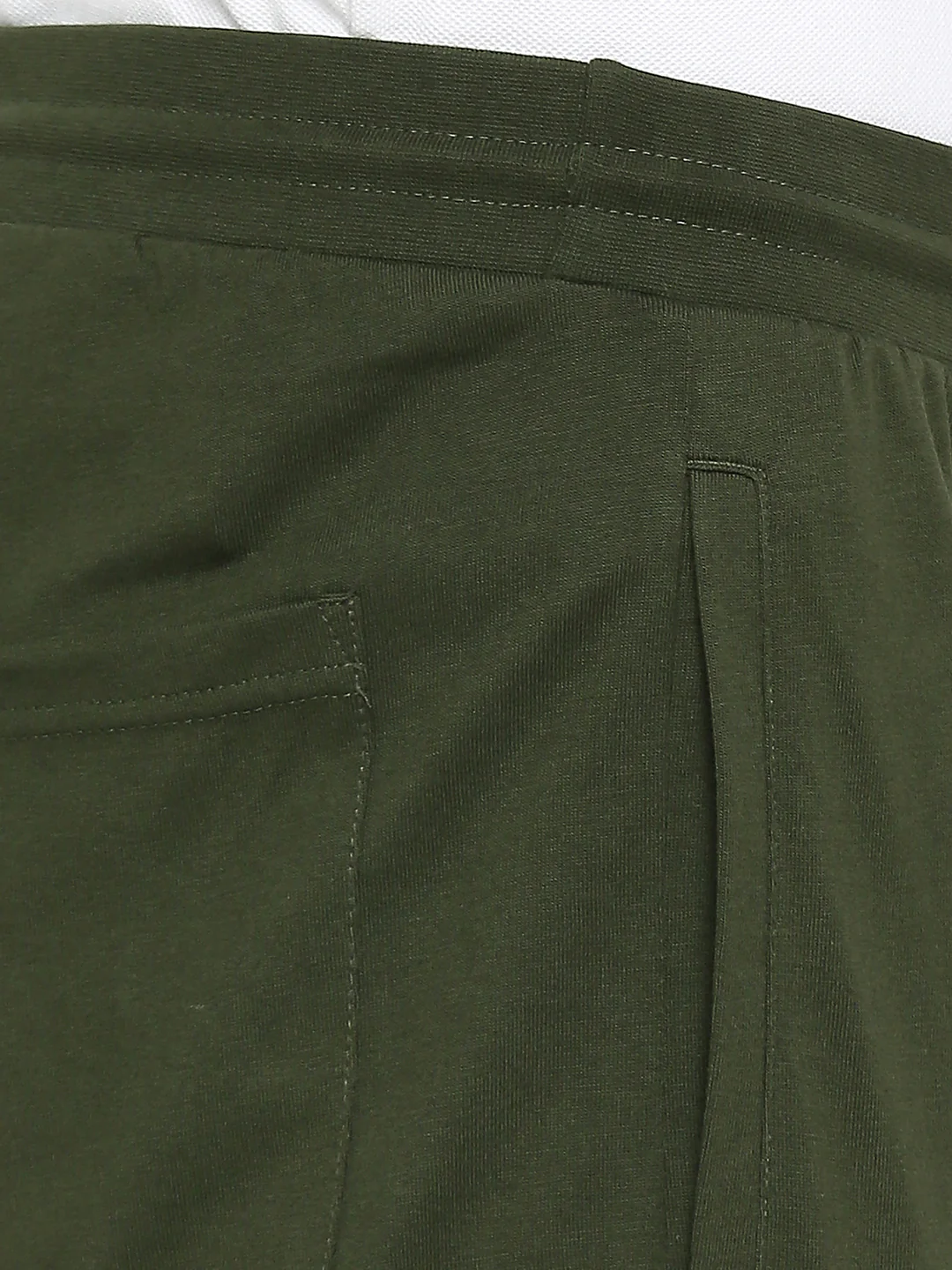 Underjeans Trackpant Regular Fit Solid Olive - Image 5