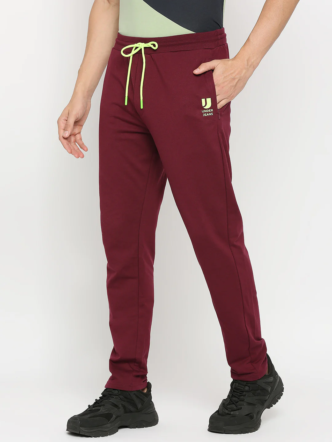 Underjeans Trackpant Wine Cotton - Image 2