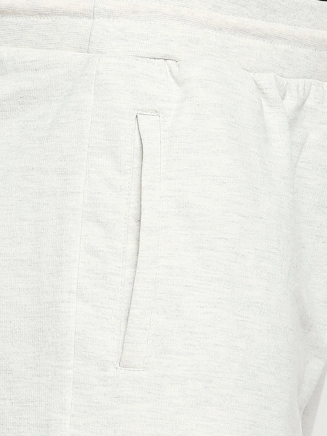 Underjeans Shorts White Blend Cotton Beige - Image 5