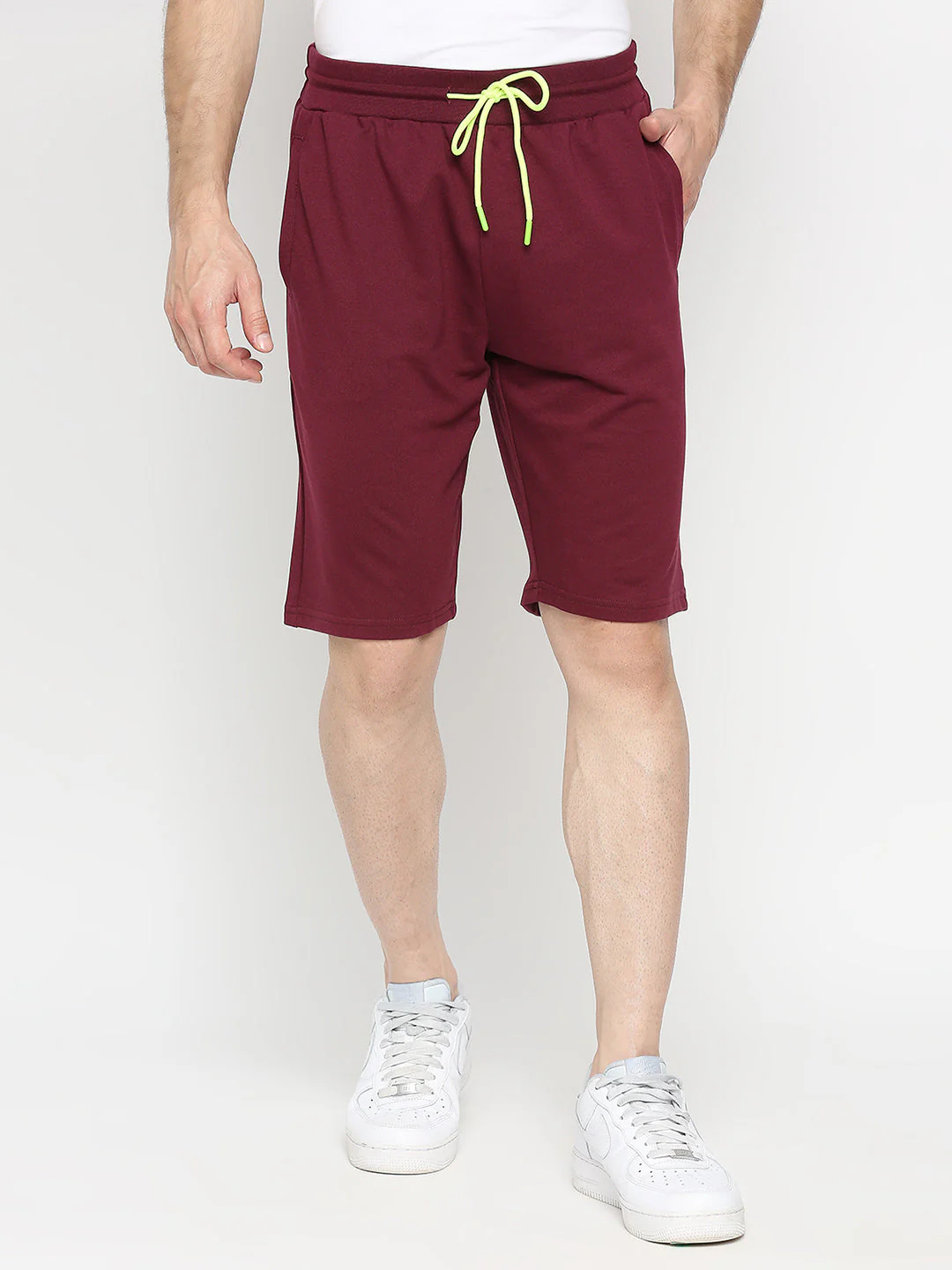 Underjeans Shorts Wine Cotton Blend - Image 2