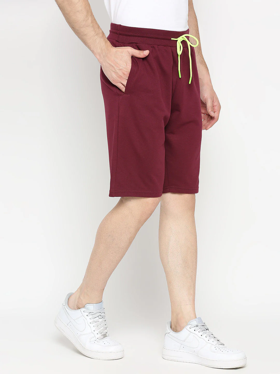 Underjeans Shorts Wine Cotton Blend - Image 3
