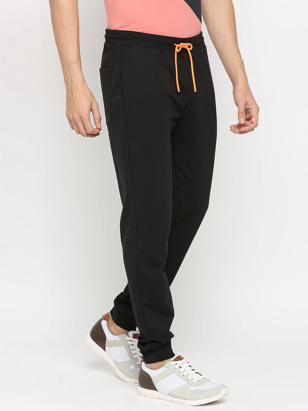 Underjeans Trackpant Black Cotton Regular Fit - Image 3