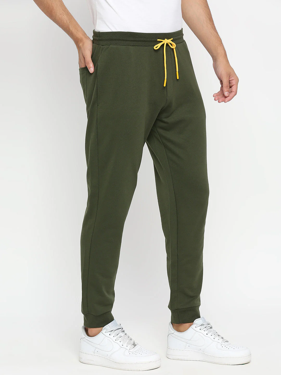 Underjeans Trackpant Olive Cotton - Image 3