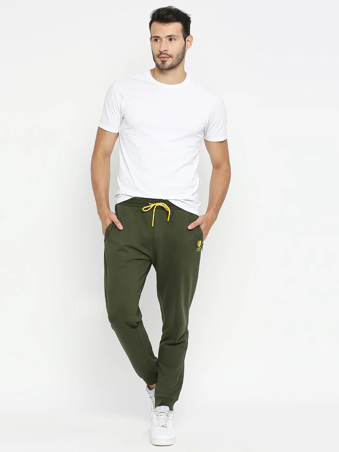 Underjeans Trackpant Olive Cotton - Image 6