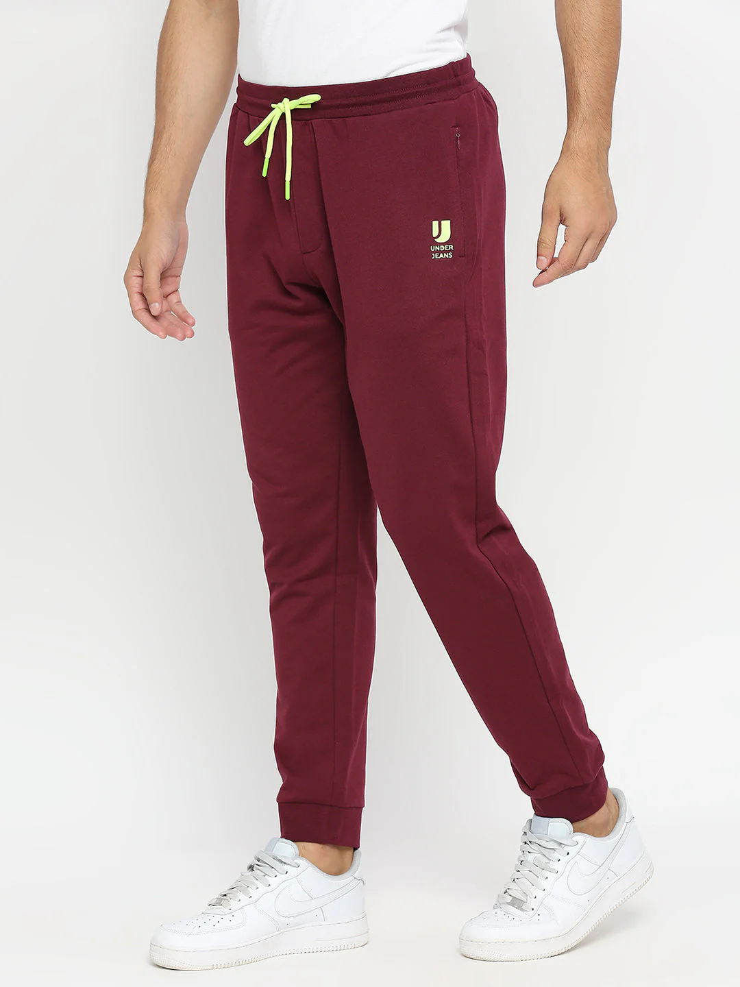 Underjeans Trackpant Wine Cotton