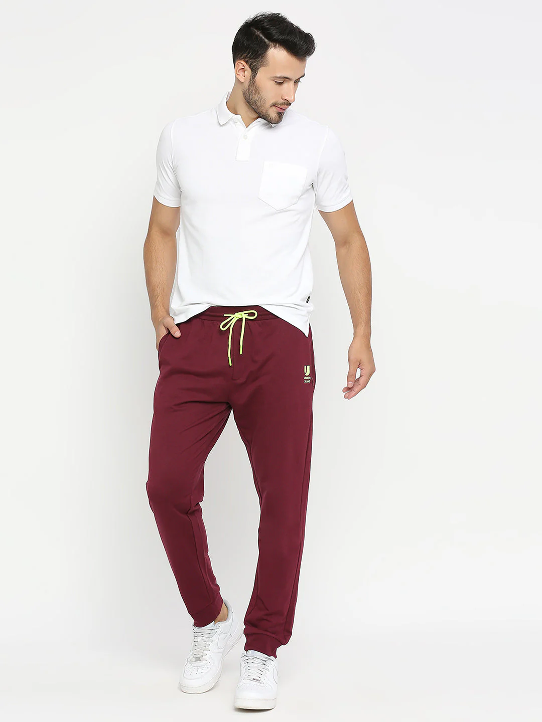 Underjeans Trackpant Wine Cotton - Image 2