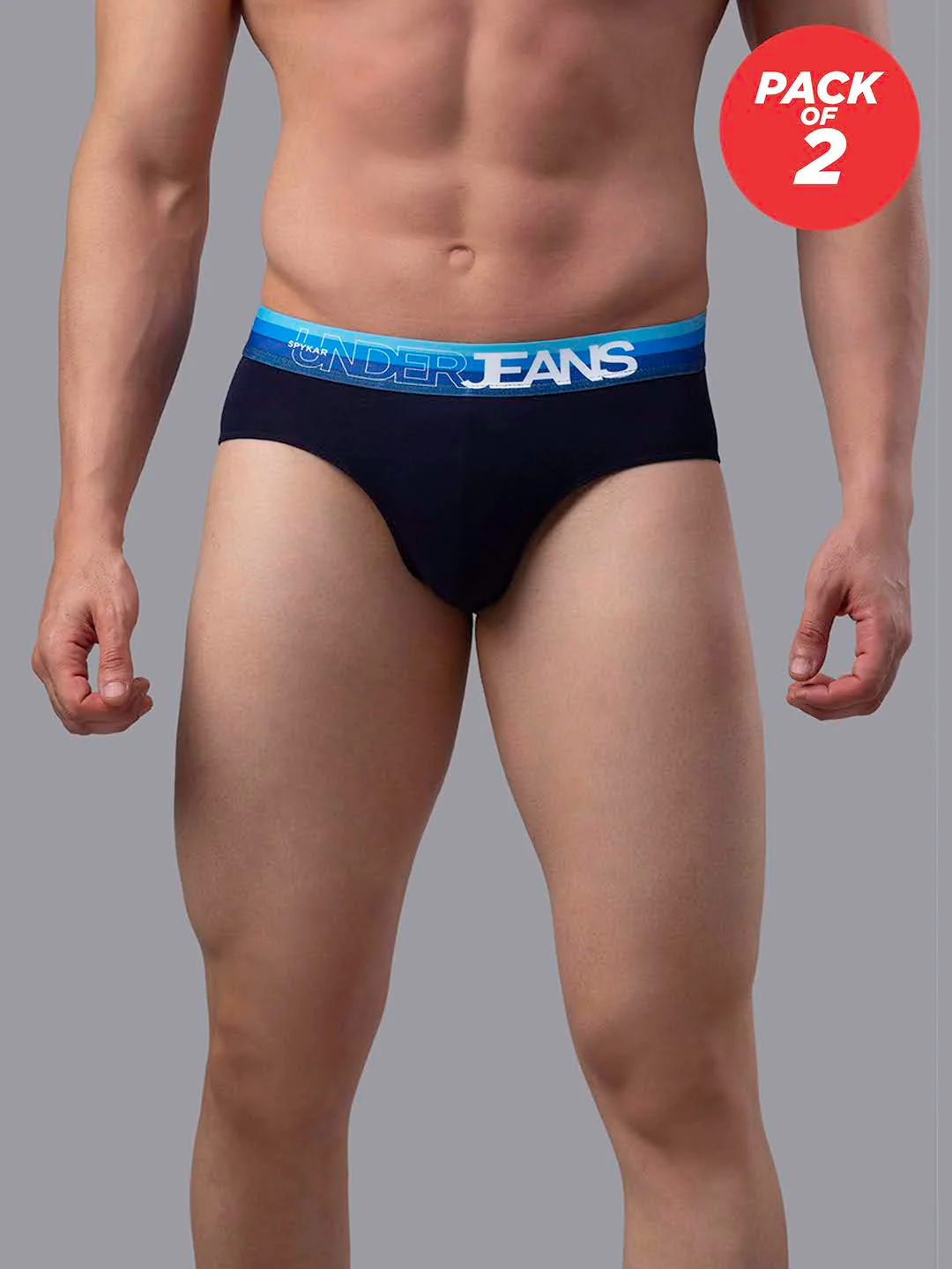 Underjeans Pack Of 2 Cotton Blend Briefs - Image 6