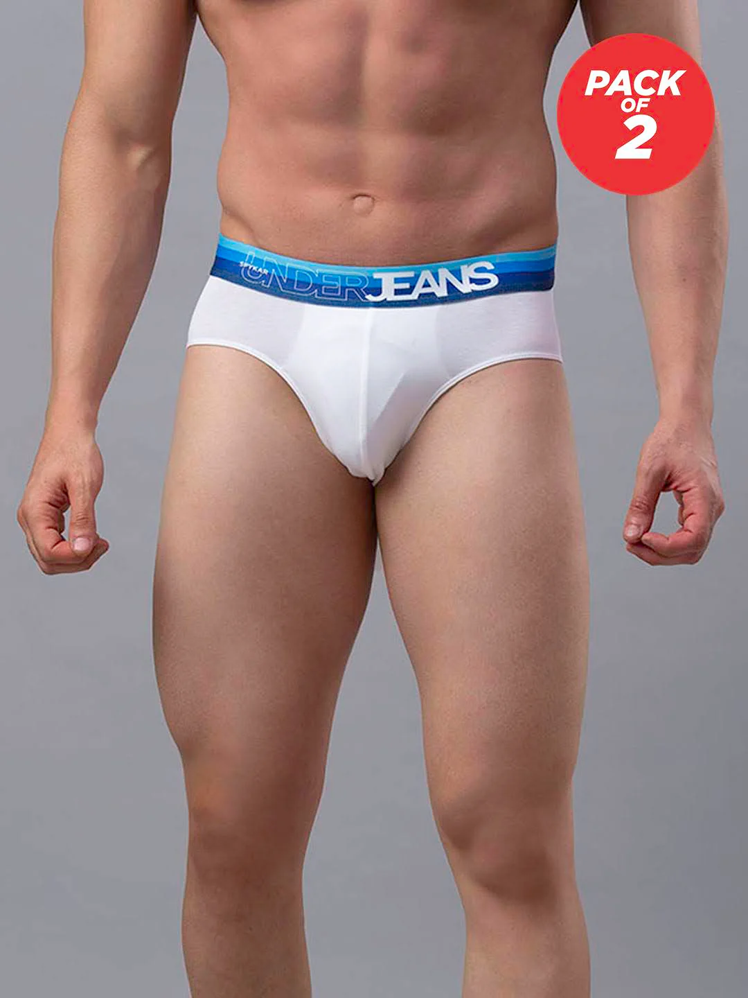 Underjeans Pack Of 2 Cotton Blend Briefs - Image 6