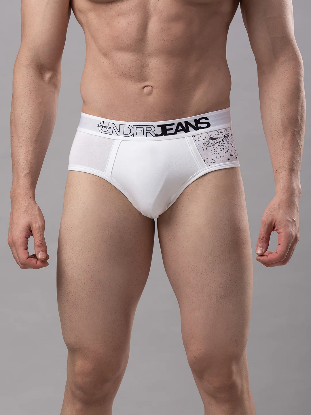 Underjeans Pack Of 2 Cotton Blend White Briefs - Image 3