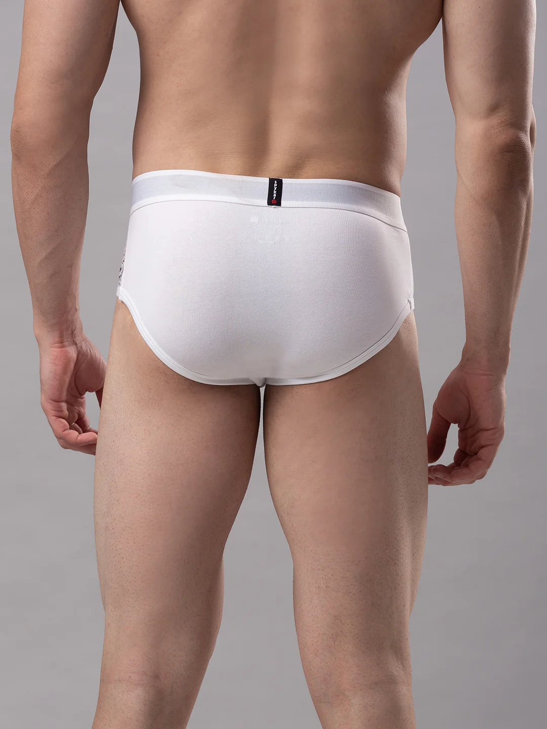 Underjeans Pack Of 2 Cotton Blend White Briefs - Image 4