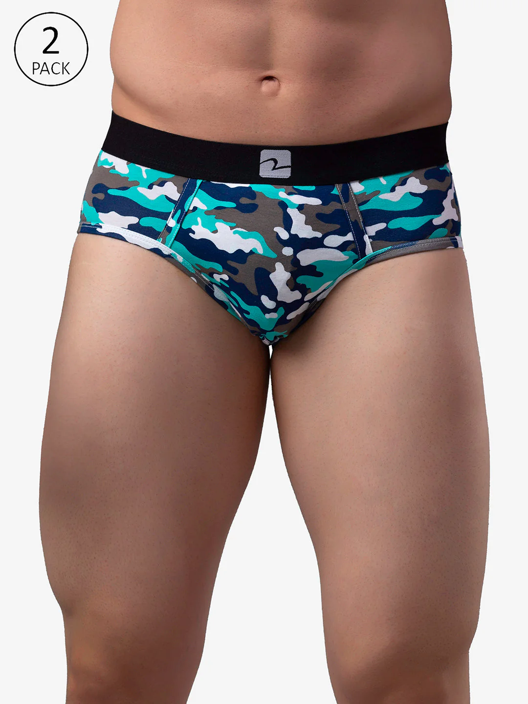 Underjeans Pack Of 2 Cotton Blend Briefs - Image 4