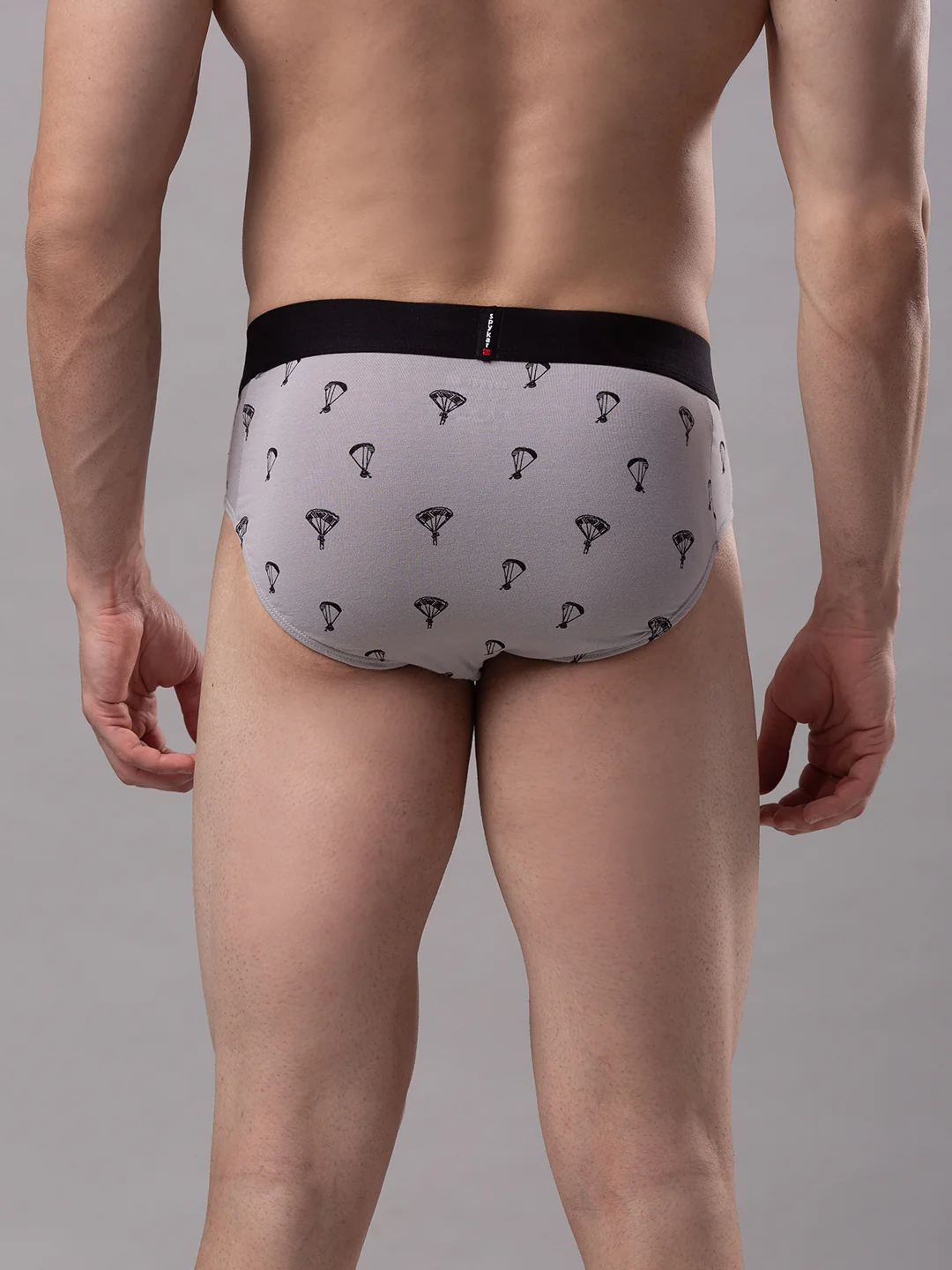 Underjeans Pack Of 2 Cotton Blend Grey Briefs - Image 4