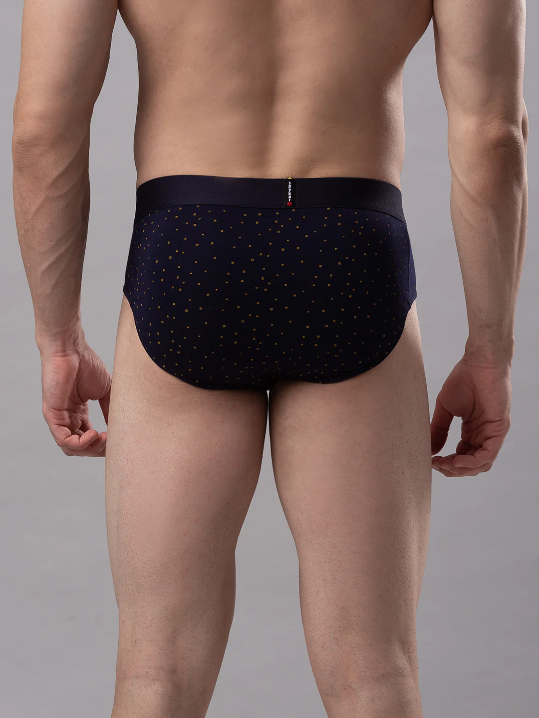 Underjeans Pack Of 2 Cotton Blend Navy Briefs - Image 4