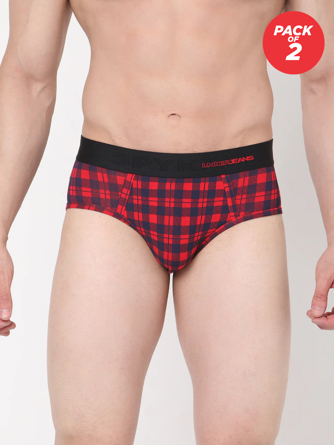Underjeans Pack Of 2 Cotton Blend Briefs