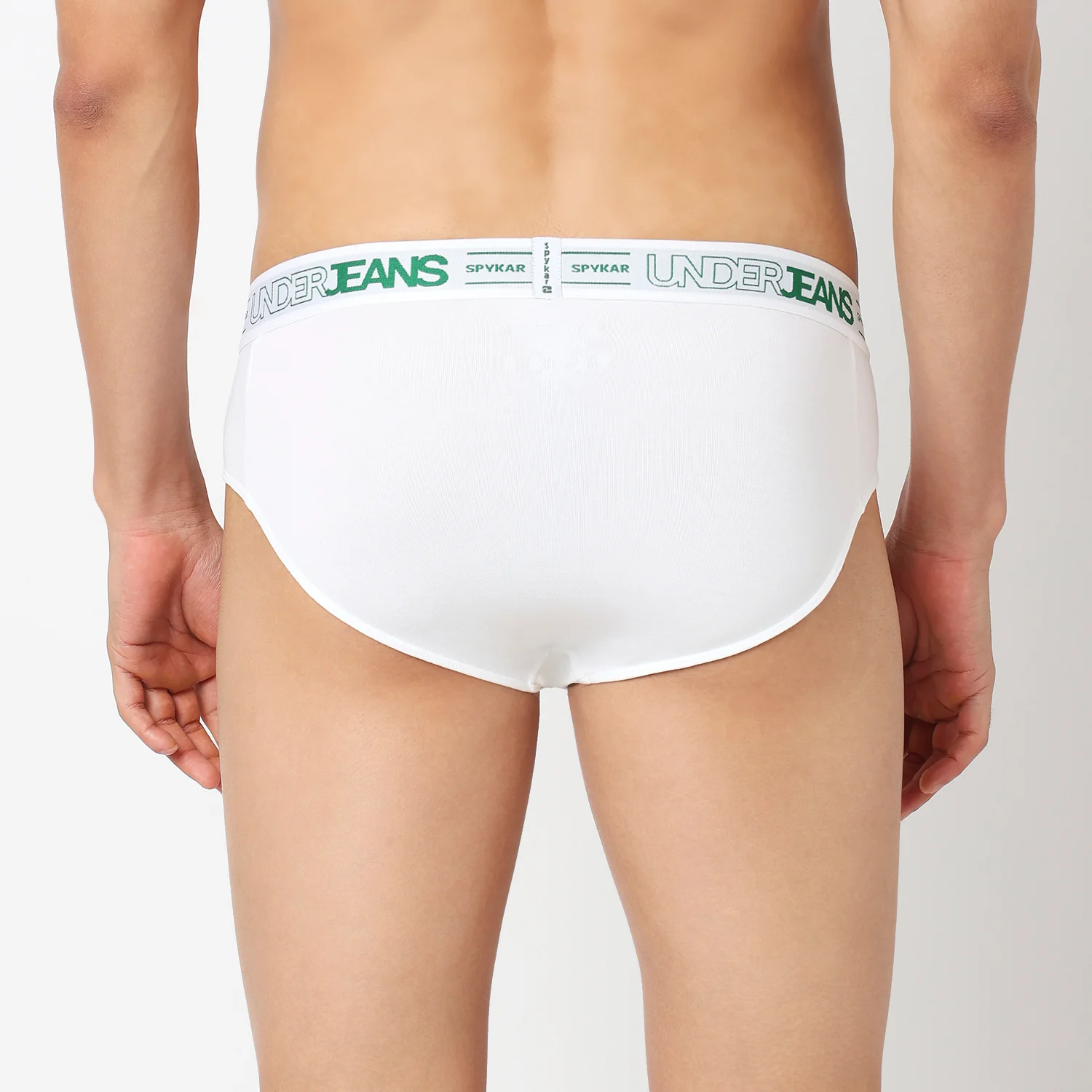 Underjeans Pack Of 2 Cotton Blend Solid Mid-Rise Briefs - Image 7
