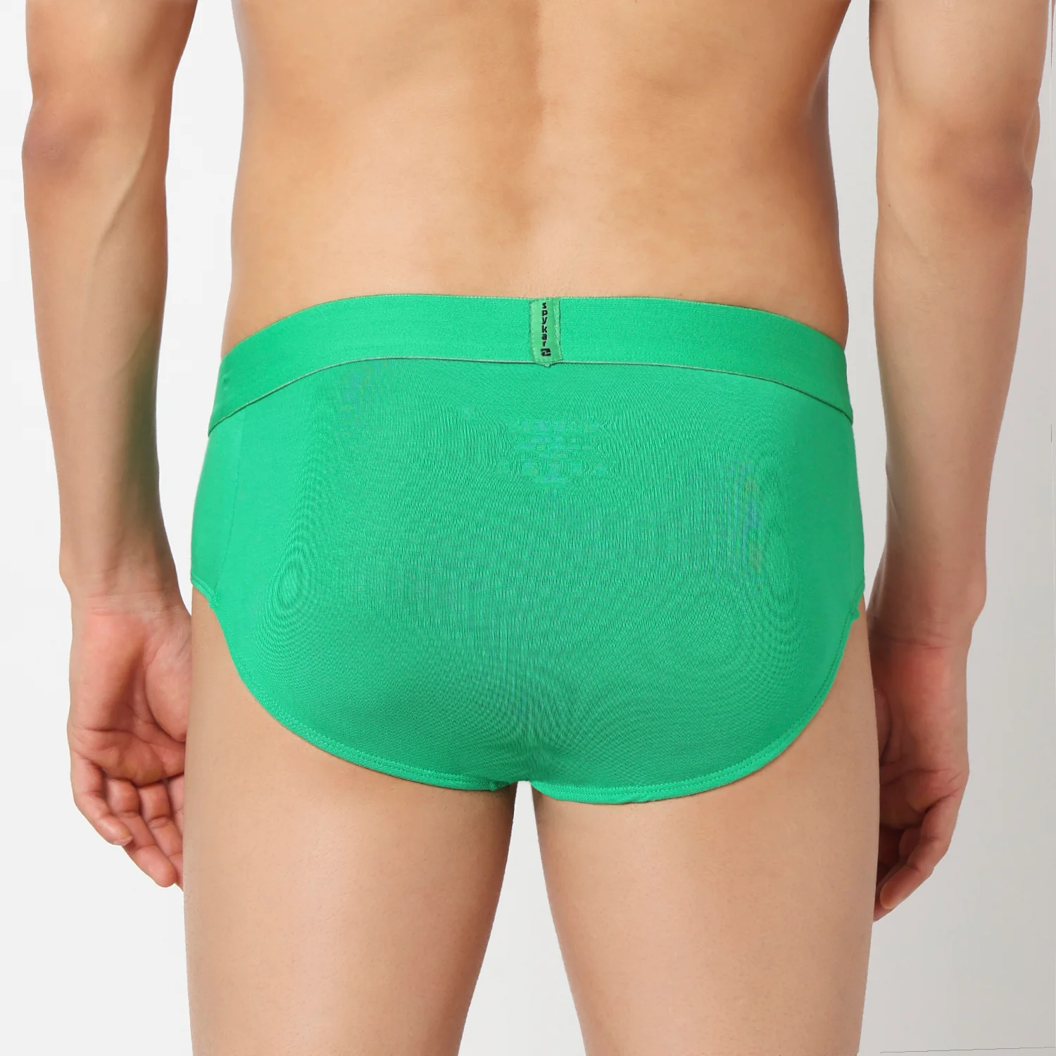 Underjeans Pack Of 2 Cotton Blend Solid Mid-Rise Briefs - Image 7