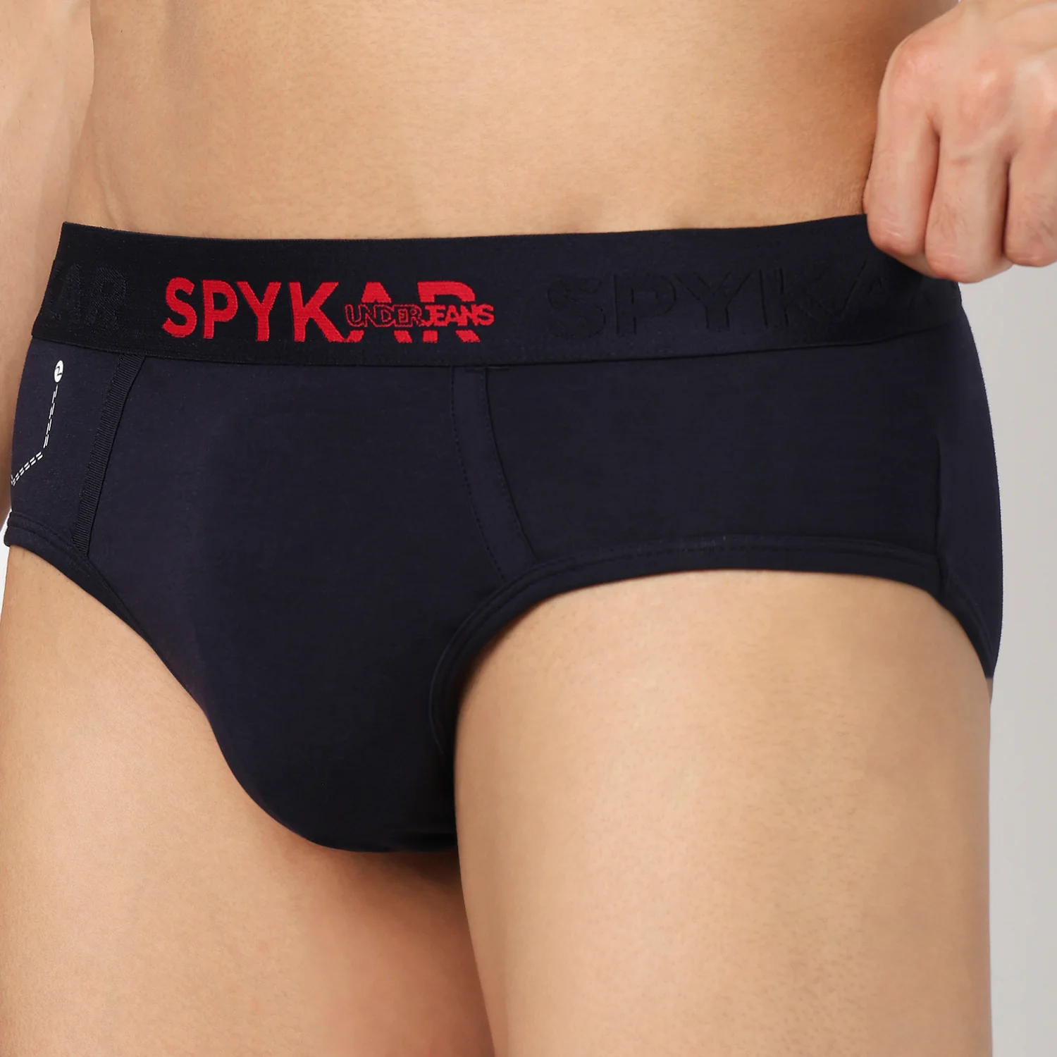 Underjeans Pack Of 2 Cotton Blend Solid Mid-Rise Briefs - Image 7