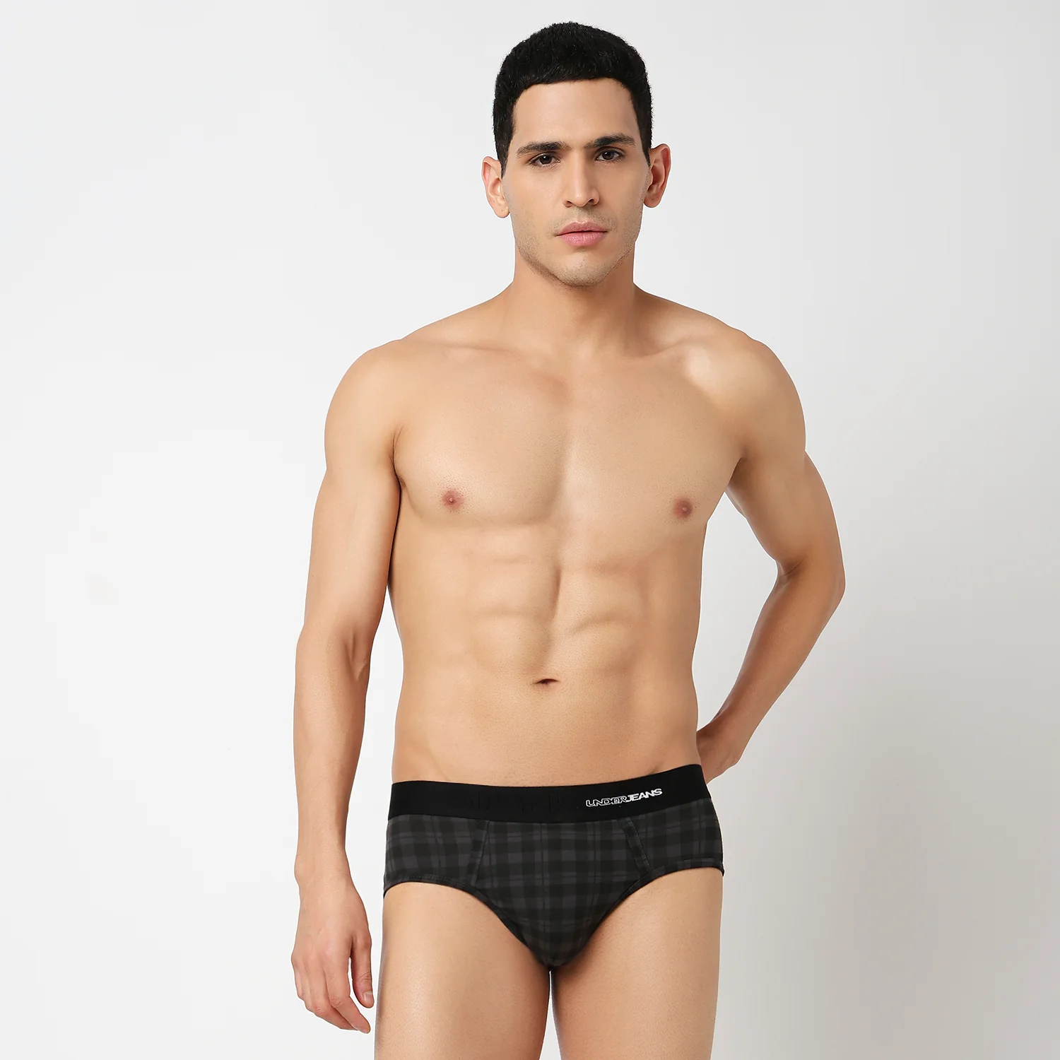 Underjeans Pack Of 3 Cotton Blend Mid-Rise Briefs - Image 6