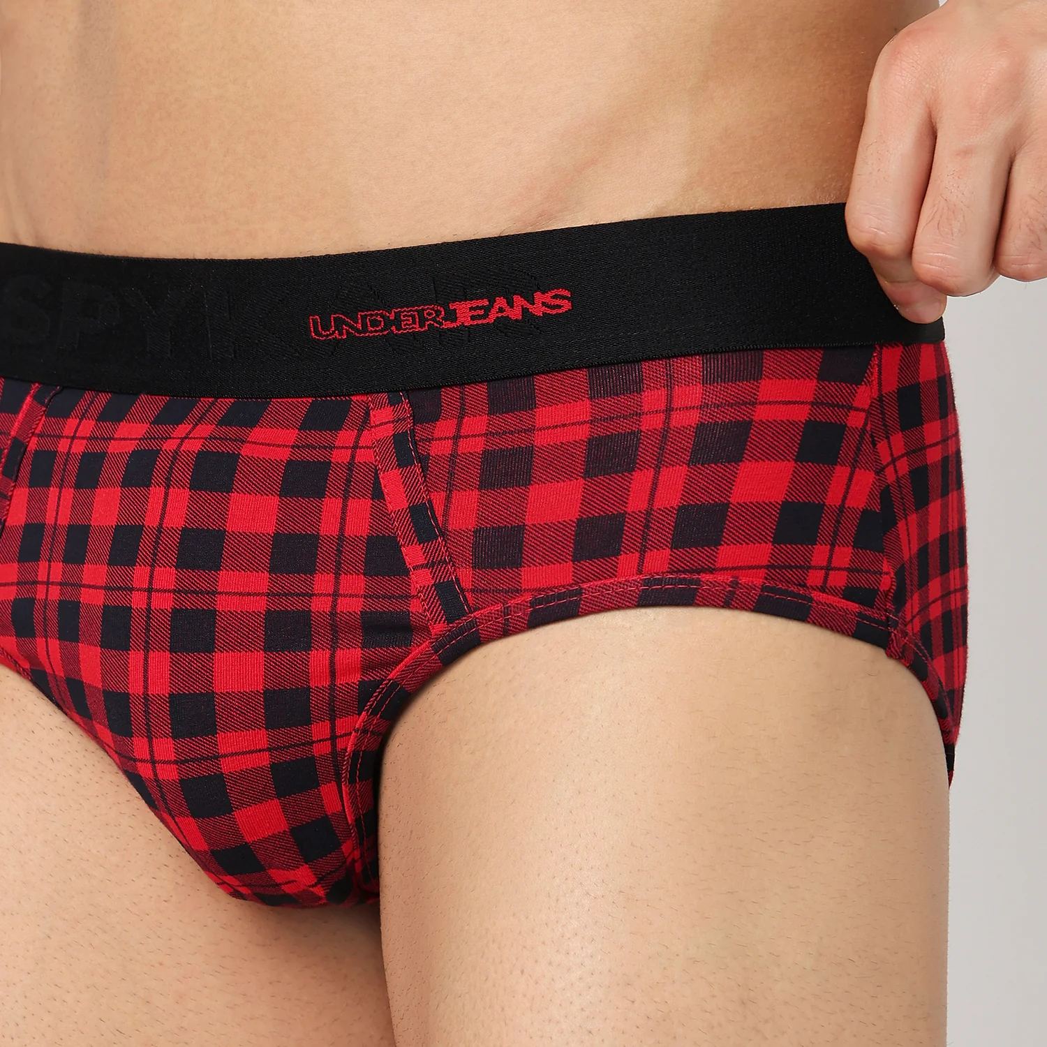 Underjeans Pack Of 3 Cotton Blend Mid-Rise Briefs - Image 7