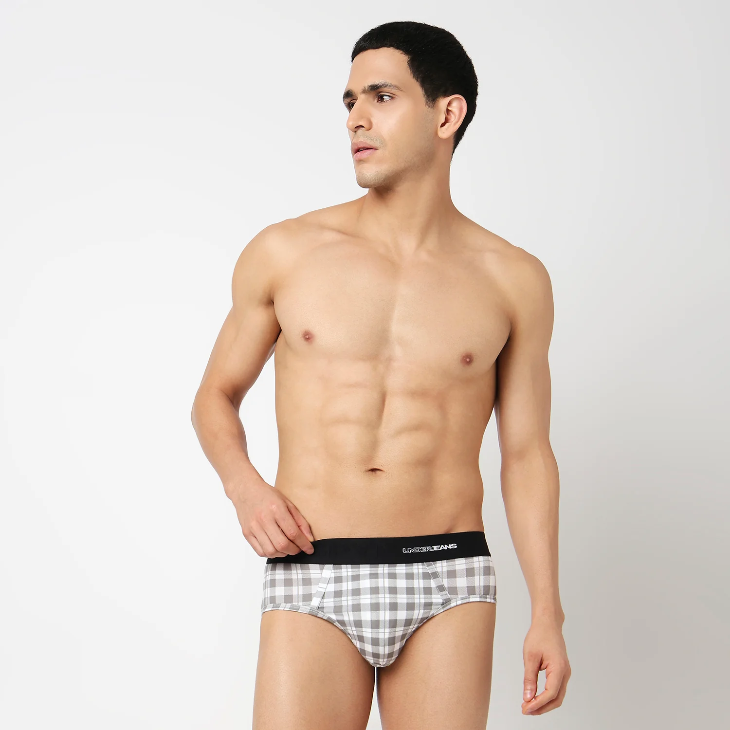 Underjeans Pack Of 3 Cotton Blend Mid-Rise Briefs - Image 6