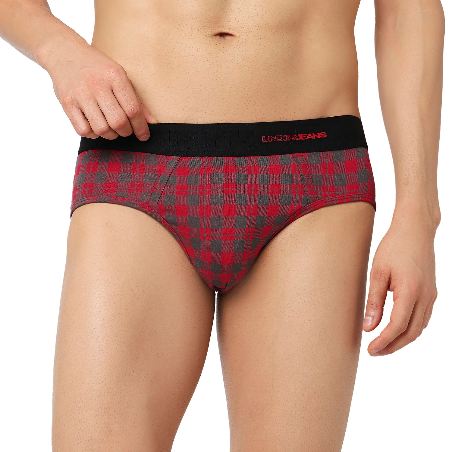 Underjeans Pack Of 3 Cotton Blend Mid-Rise Briefs - Image 4
