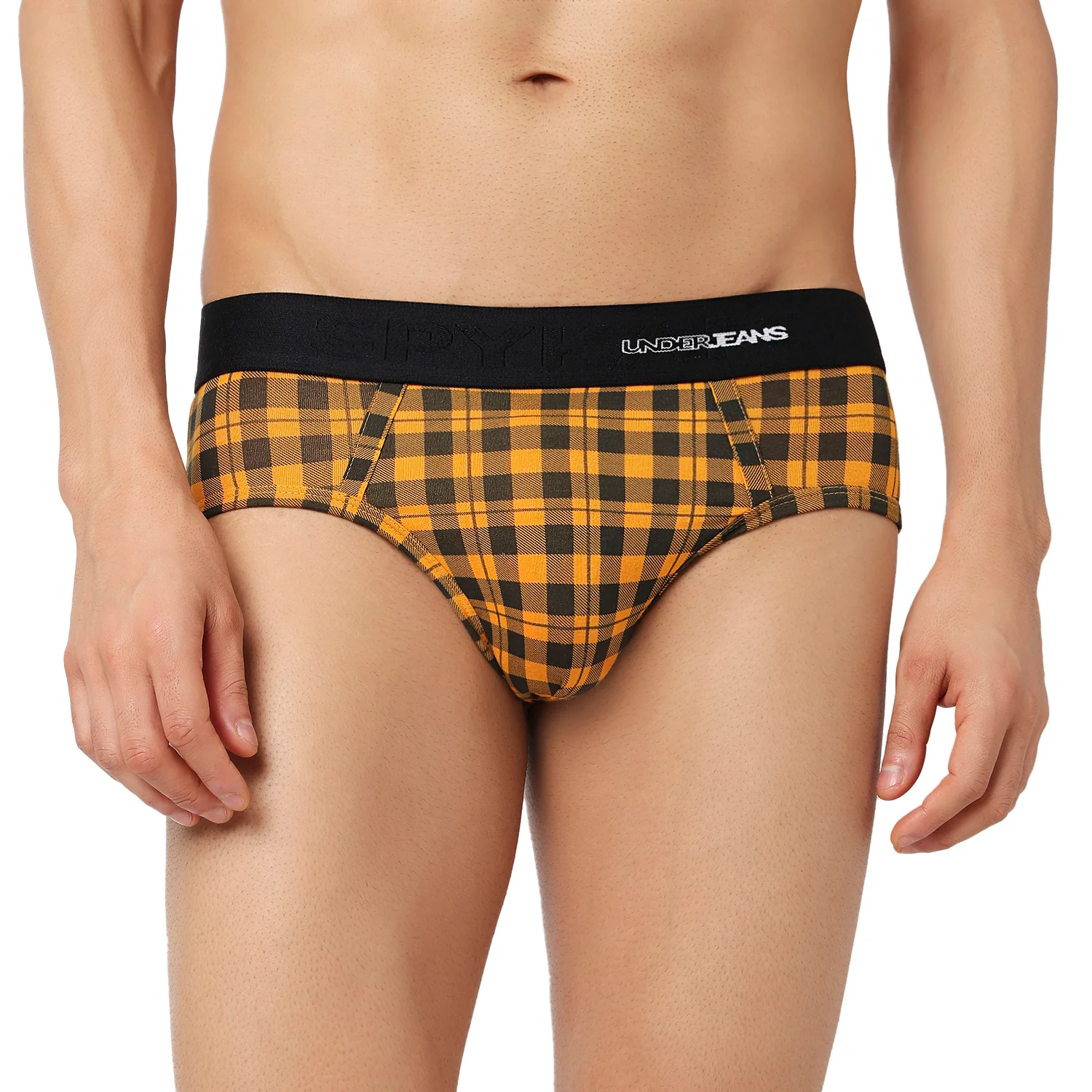 Underjeans Pack Of 3 Cotton Blend Mid-Rise Briefs - Image 3
