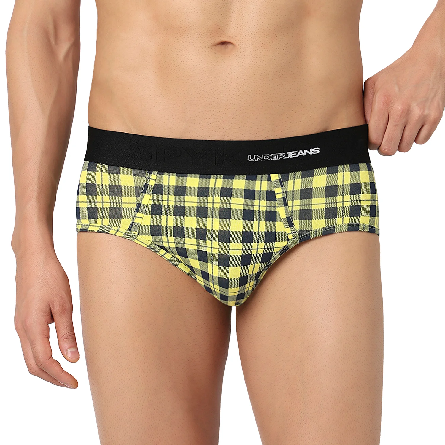 Underjeans Pack Of 3 Cotton Blend Mid-Rise Briefs - Image 5