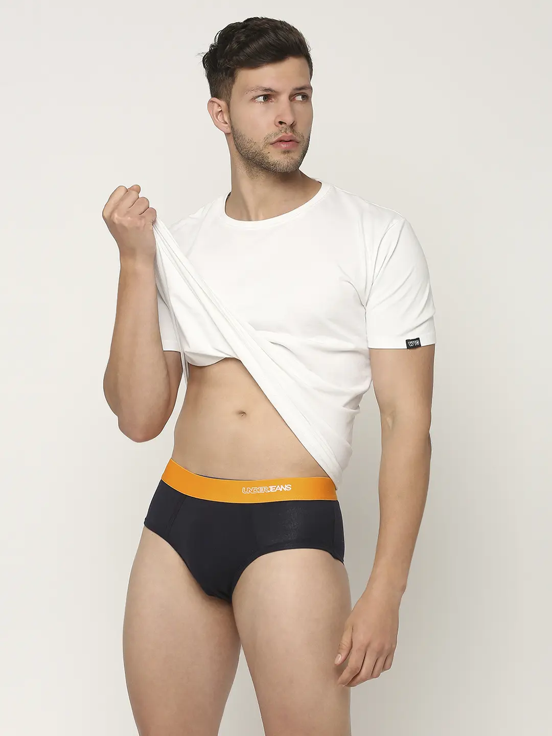 Underjeans Pack Of 3 Cotton Blend Print Briefs - Image 7
