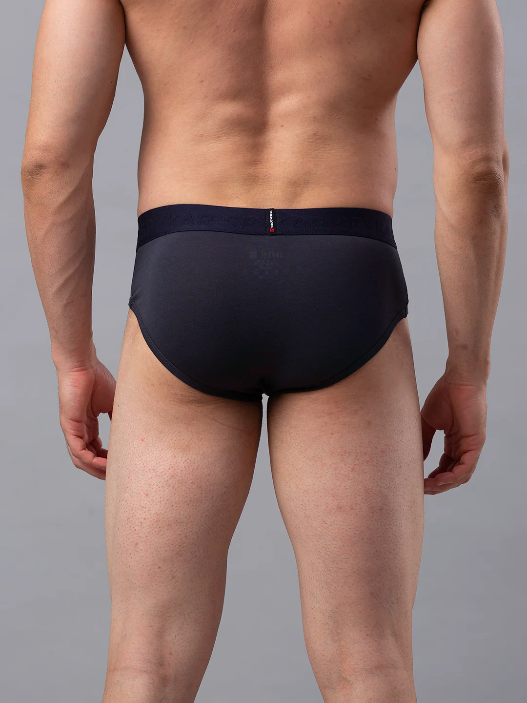 Underjeans Cotton Blend Grey Brief - Image 3