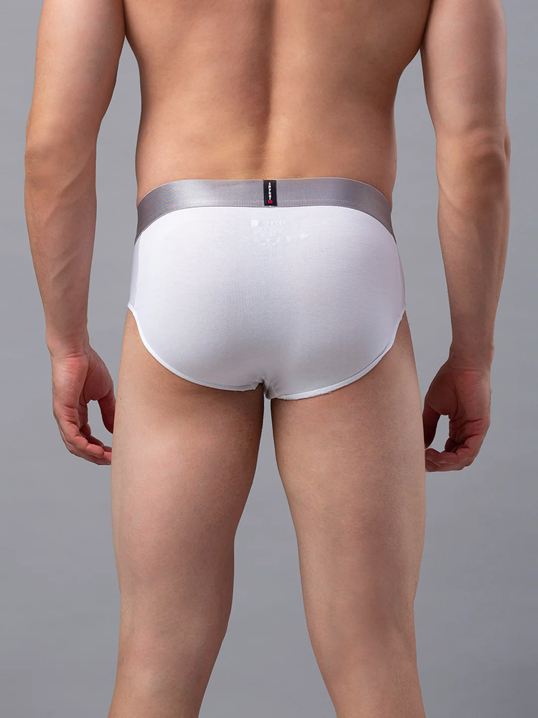 Underjeans Cotton Blend White Brief - Image 3
