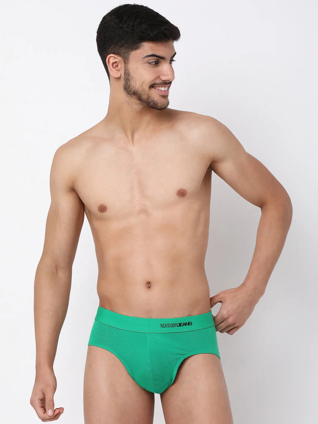 Underjeans Green Micromodal Brief