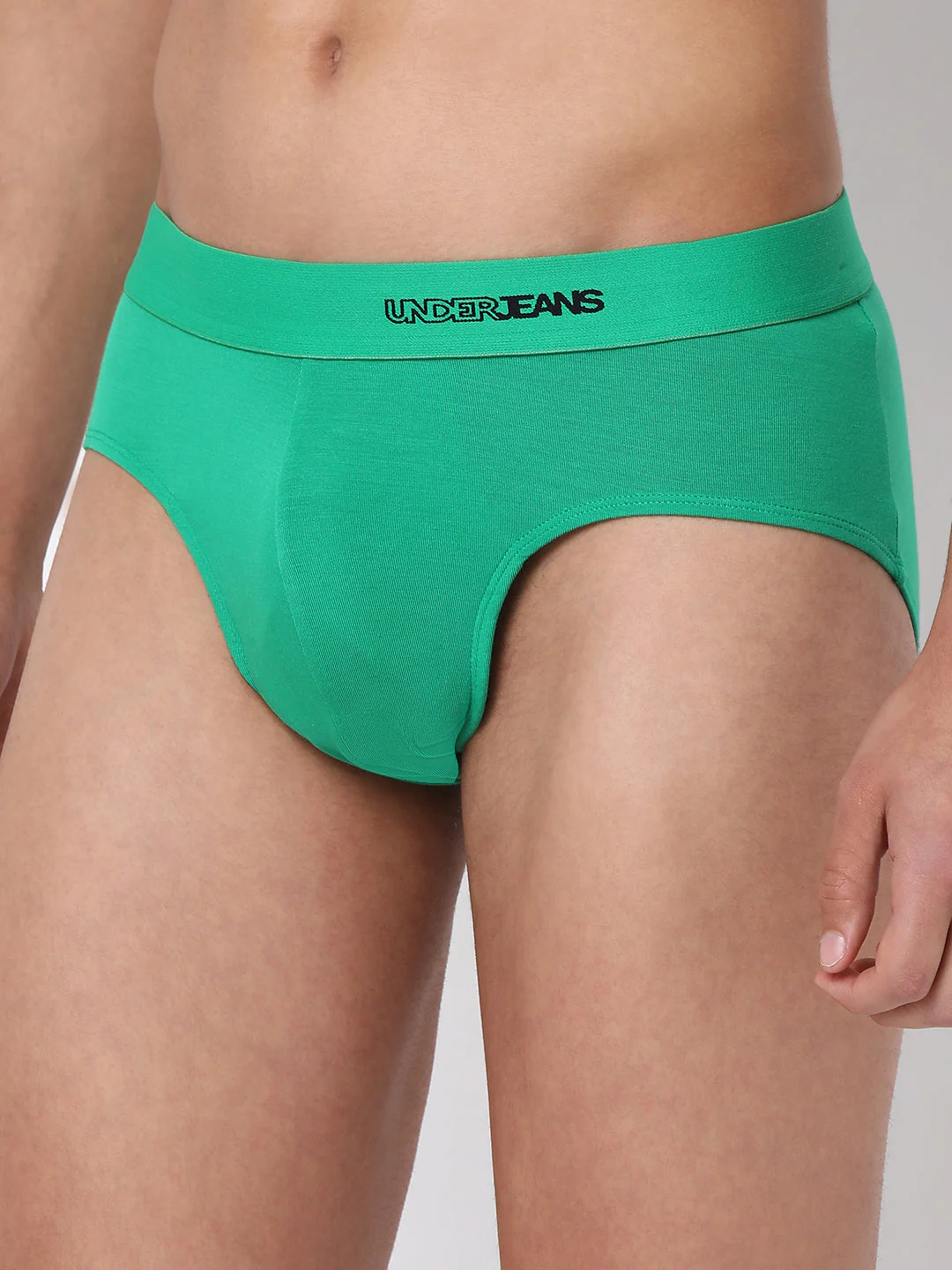 Underjeans Green Micromodal Brief - Image 2