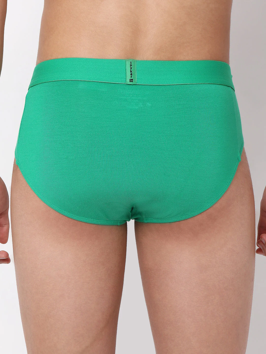 Underjeans Green Micromodal Brief - Image 5